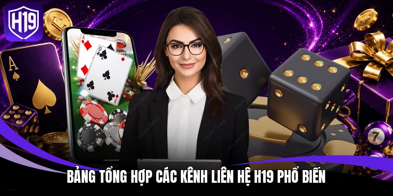 Liên Hệ H19 Hỗ Trợ Khách Hàng Nhanh Chóng Và Chính Xác 2 Bảng tổng hợp các kênh liên hệ H19 phổ biến